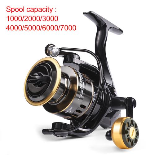 Fishing Reel HE1000-7000 Max Drag 10kg High Speed Metal Spool Spinning Reel  US